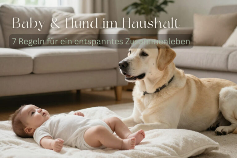 Baby und Hund im Haushalt – unsere wichtigsten Regeln