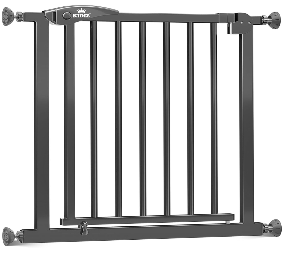Kidiz Auto-Close Treppengitter zum Klemmen für Sicherheit im Haushalt mit Baby und Tieren